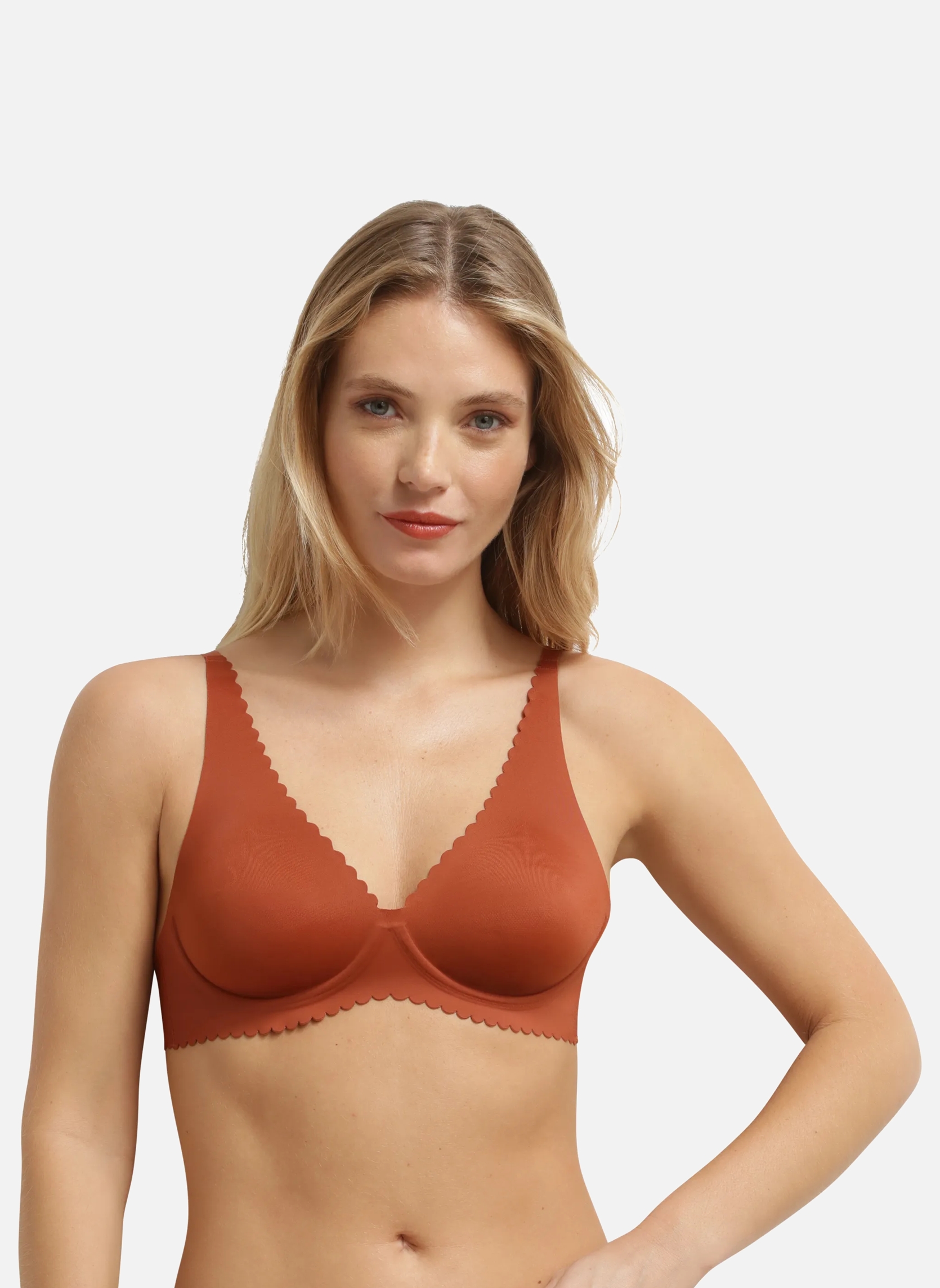 Brassières D0DF8C1 femme rouge Dim Brassières D0DF8C1 femme rouge Rouge foncé