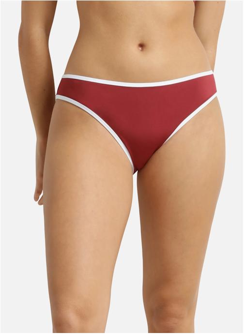 Dim Bas de maillot culotte D0DU8C1 femme bordeaux