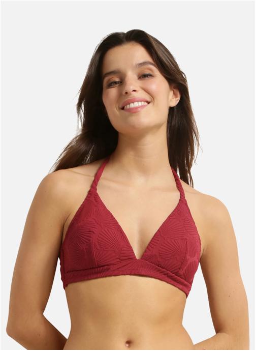 Dim Hauts de maillot balconnet DDEMAC1 femme rouge