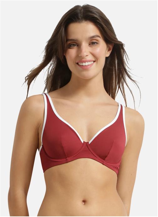 Dim Hauts de maillot balconnet D0DU5C1 femme bordeaux
