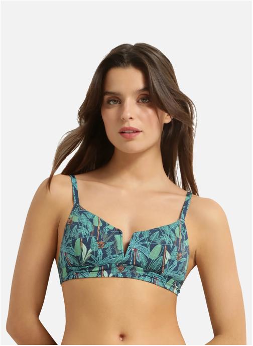 Dim Hauts de maillot balconnet DDEM0C1 femme vert