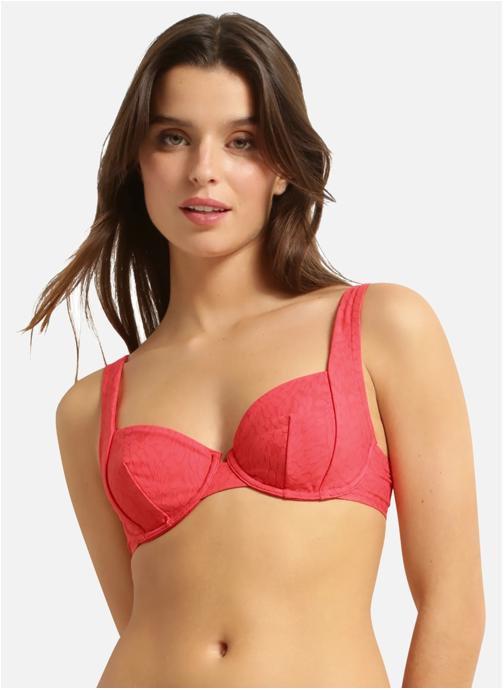 Dim Hauts de maillot balconnet DDEN1C1 femme rose