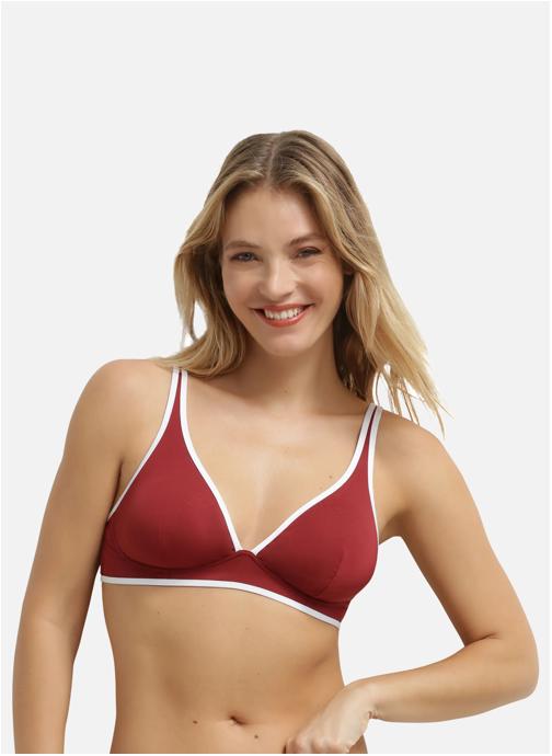 Dim Hauts de maillot balconnet D0DU6C1 femme bordeaux
