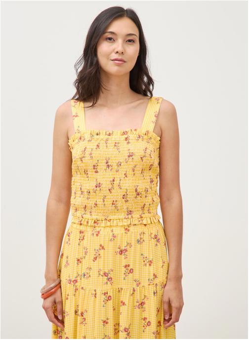 Bonobo Chemises SMOKDEBF femme jaune