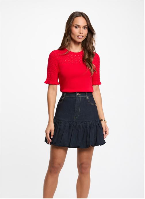 Morgan Pulls 262-MPOMY femme rouge