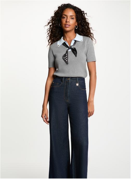 Morgan Pulls 262-MCIEL femme gris