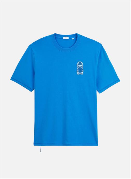 Serge Blanco Tee-shirts Théo homme bleu