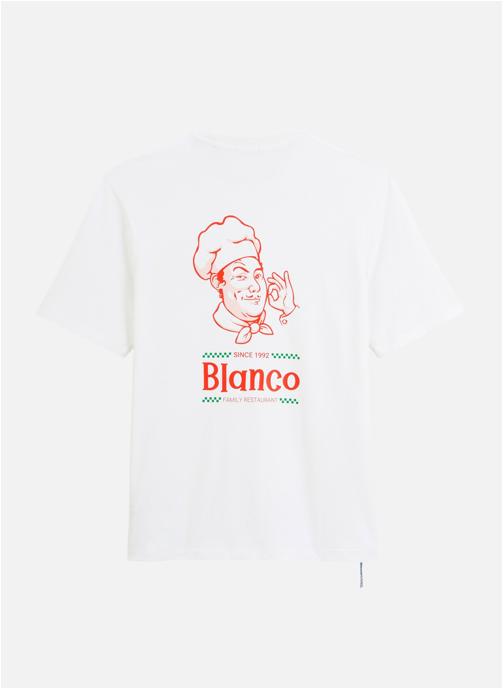 Serge Blanco Tee-shirts Théo homme blanc