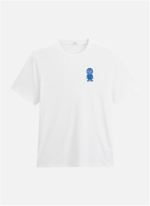 Serge Blanco Tee-shirts Théo homme blanc