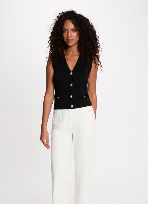 Morgan Gilets 262-MPIVO femme noir