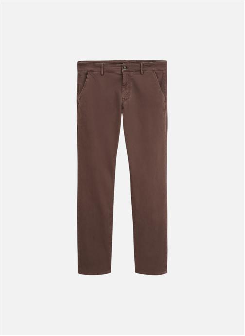 Serge Blanco Pantalons droits 702 homme marron