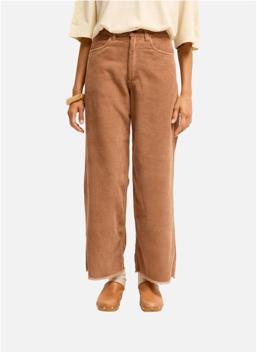 Billabong Pantalons droit Be Free femme marron