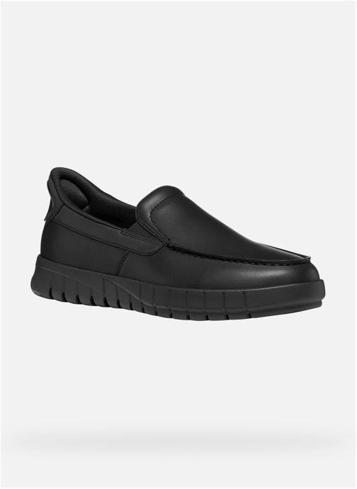 Geox Mocassins FLEXTRIDE PLUS MAN homme noir