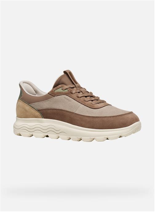 Geox Baskets basses SPHERICA PLUS WOMAN femme marron