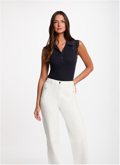 Morgan Tee-shirts 262-DPAUL femme bleu