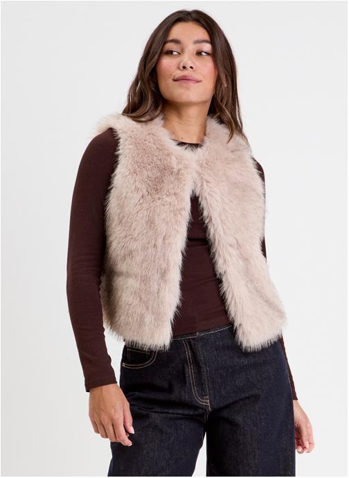 Cache Cache Gilets FOUSANLOUP femme beige