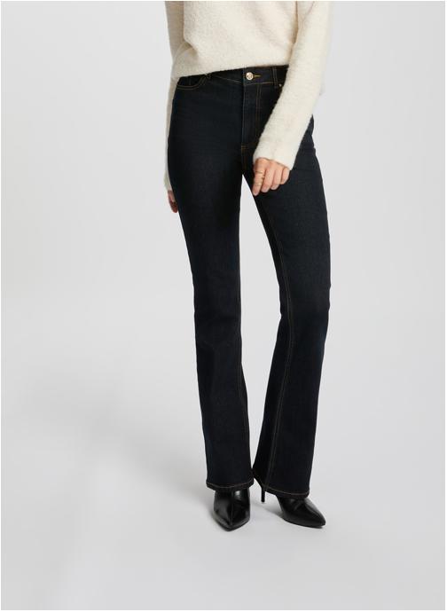 Morgan Jeans droit 252-PALIA femme bleu