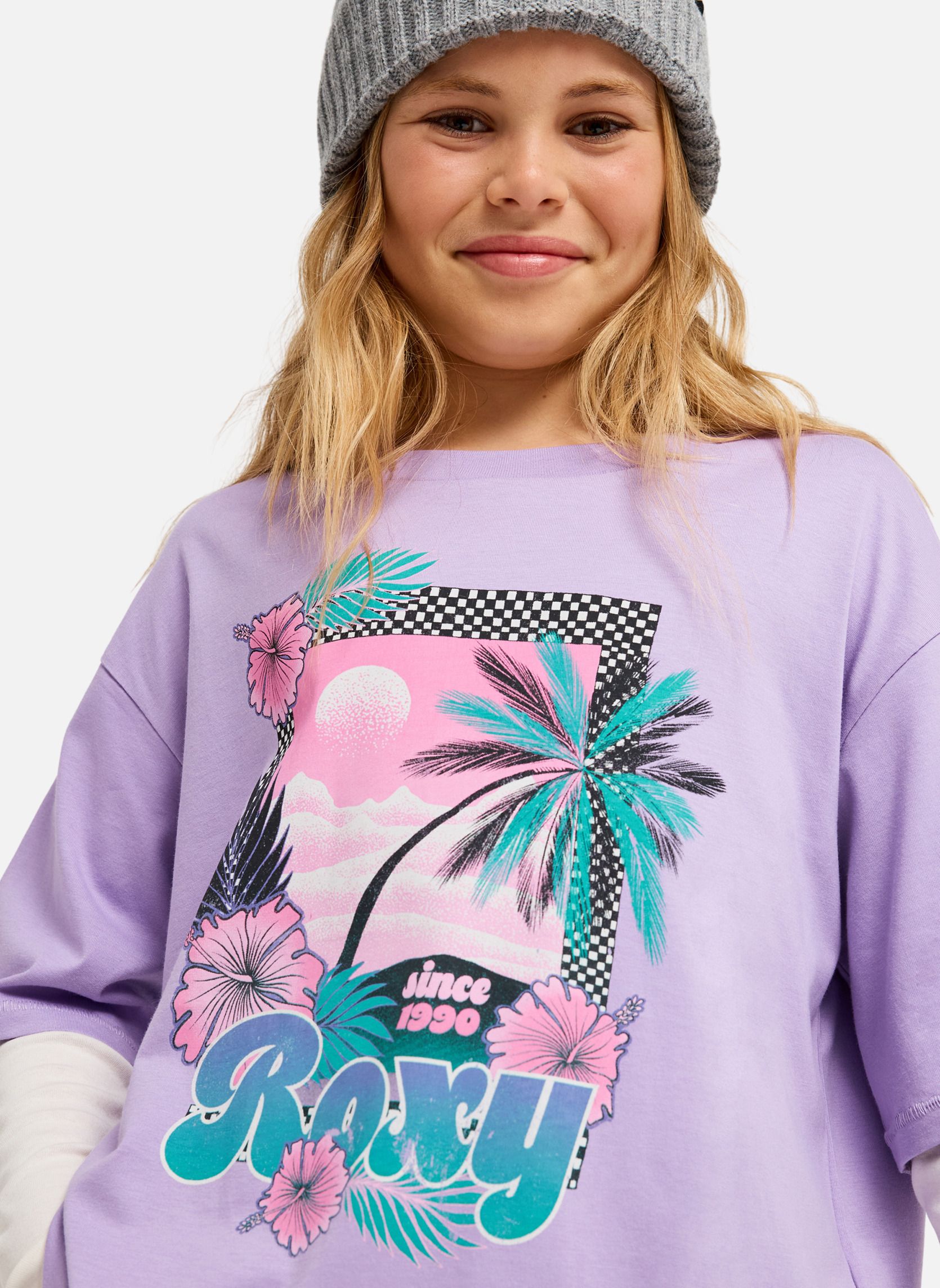 Tee-shirts Rain Falls fille violet Roxy Tee-shirts Rain Falls fille violet Violet