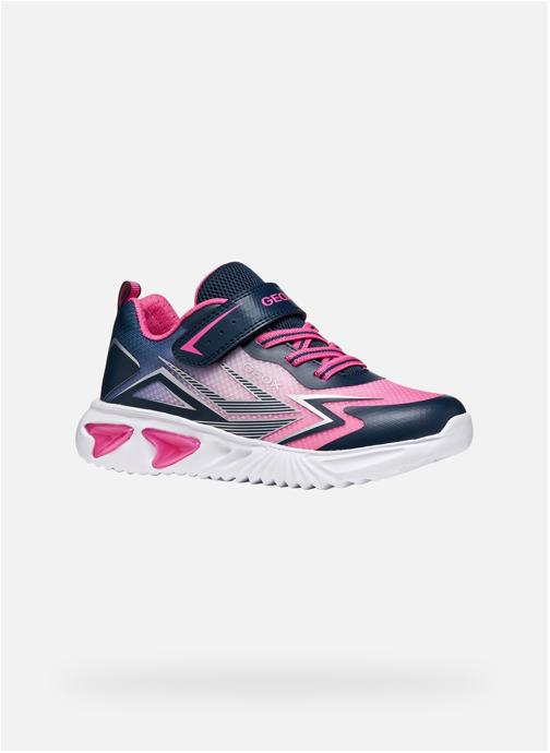 Geox Baskets basses J ASSISTER GIRL fille rose