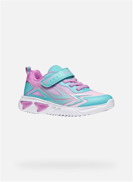 Geox Baskets basses J ASSISTER GIRL fille bleu