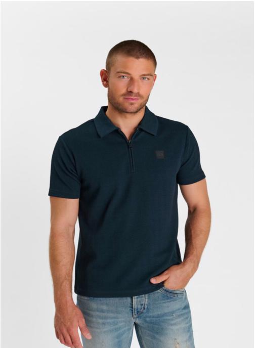 Le temps des cerises Polos Polo DEVI Blue homme bleu