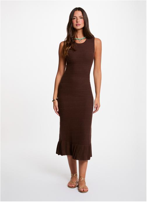 Morgan Robes 262-RMPOLE femme marron