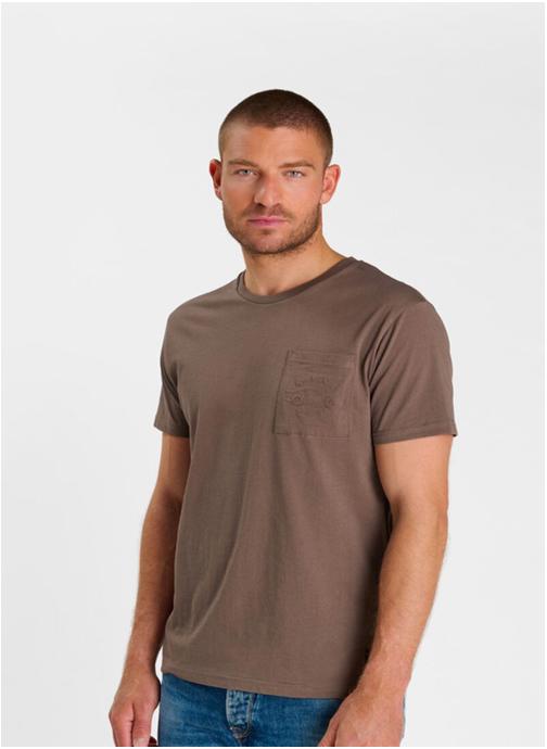 Le temps des cerises Tee-shirts Tee-Shirt SLECK Brown homme marron