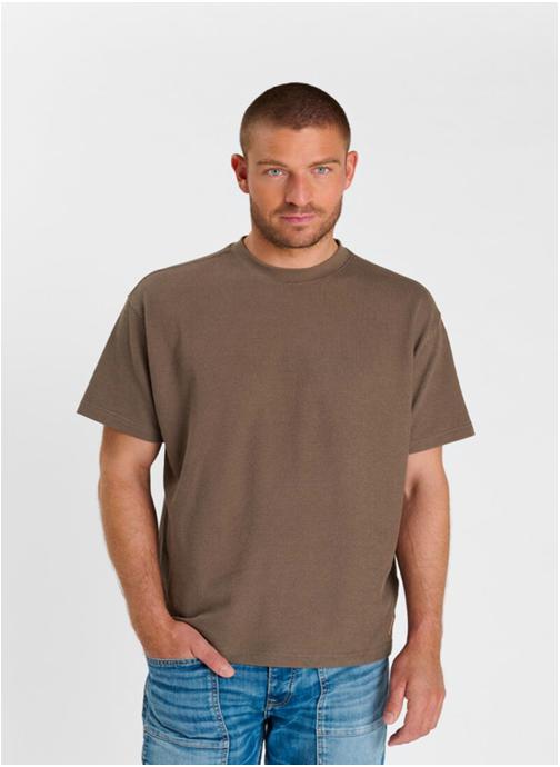 Le temps des cerises Tee-shirts Tee-Shirt ISKO Brown homme marron