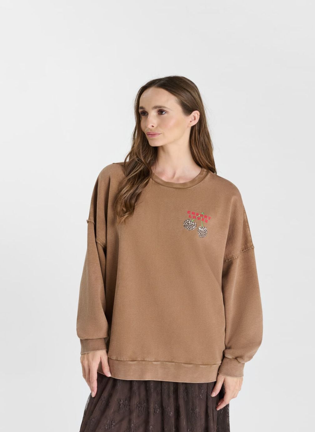 Sweats à capuche Sweat-Shirt MERY Brown femme marron Le temps des cerises Sweats à capuche Sweat-Shirt MERY Brown femme marron Marron
