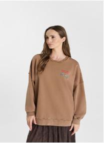 Sweats à capuche Sweat-Shirt MERY Brown femme marron Le temps des cerises Sweats à capuche Sweat-Shirt MERY Brown femme marron Marron