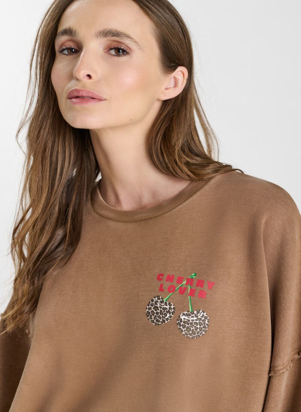 Sweats à capuche Sweat-Shirt MERY Brown femme marron Le temps des cerises Sweats à capuche Sweat-Shirt MERY Brown femme marron Marron