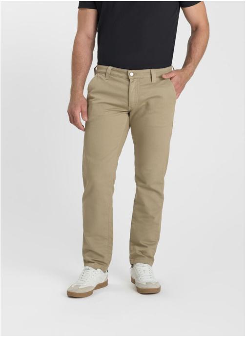 Le temps des cerises Pantalons droits Pantalon chino KYLE Beige homme beige