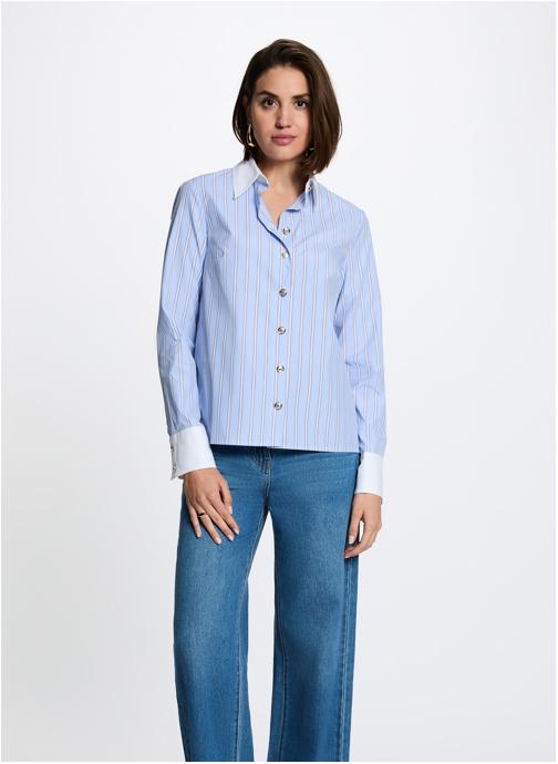 Morgan Chemises 262-CKARAI femme bleu