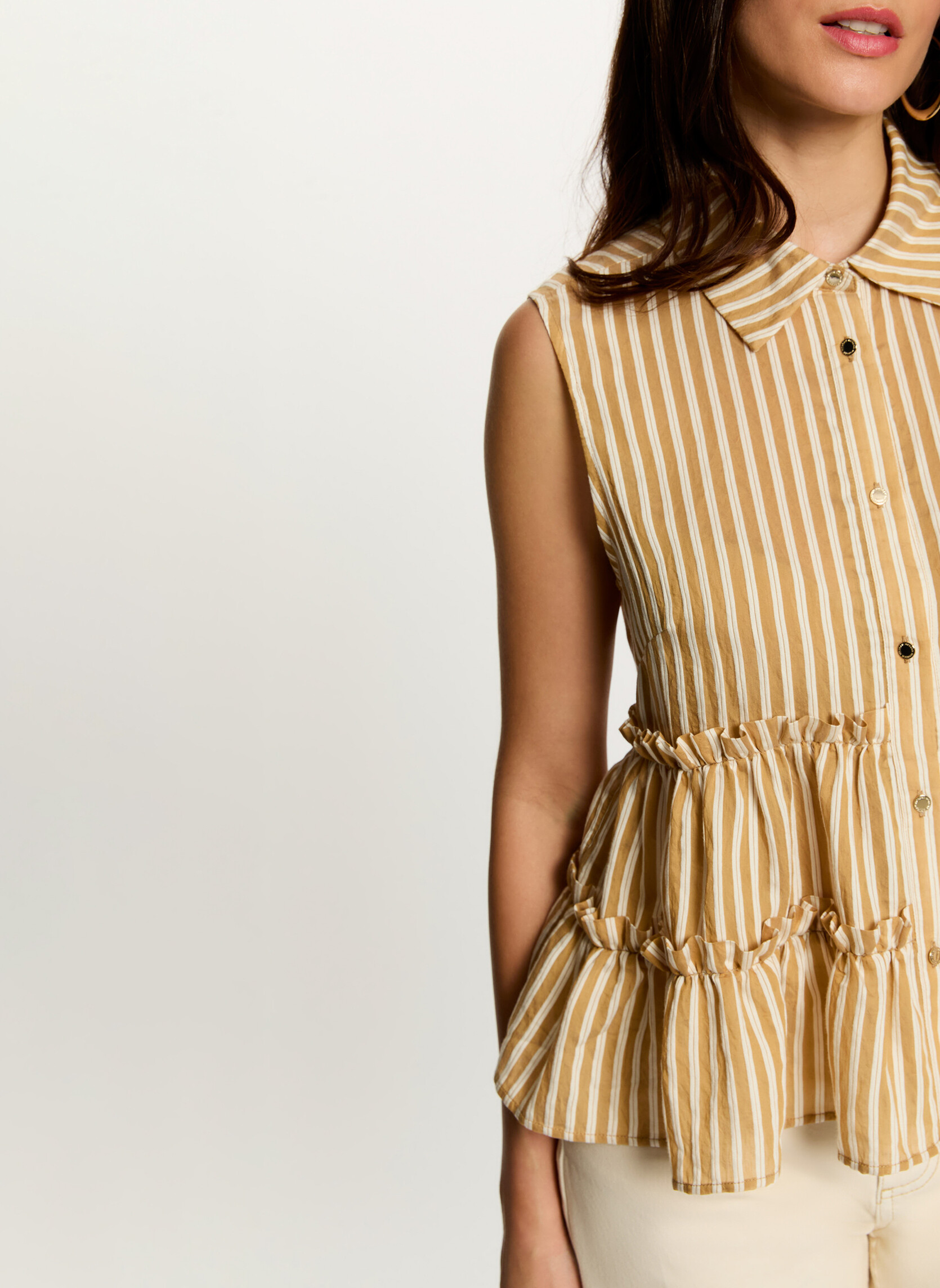 Chemises 262-CHOPA.F femme beige Morgan Chemises 262-CHOPA.F femme beige Beige