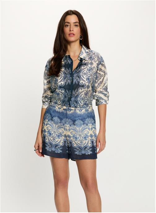 Morgan Chemises 262-CIBAY.F femme bleu