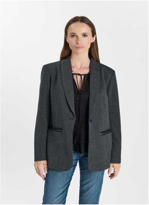 Le temps des cerises Vestes Veste JUNI Grey femme gris