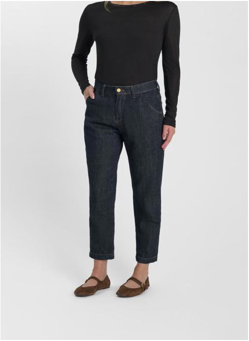 Le temps des cerises Jeans droit Jeans loose Blue femme bleu