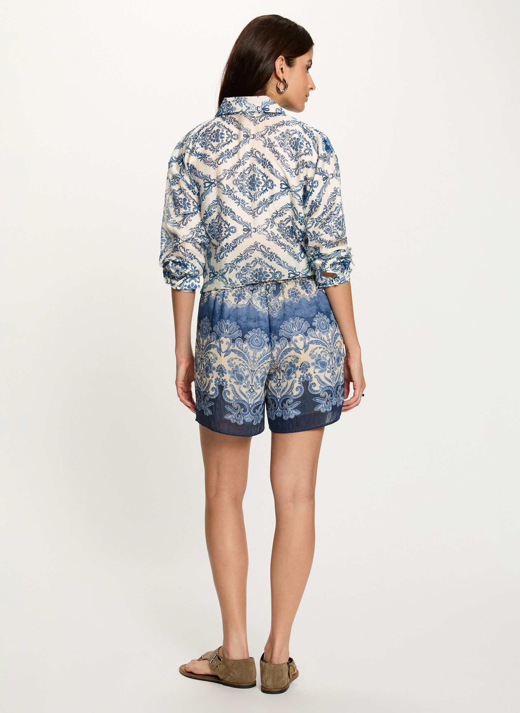 Shorts 262-SHIBA.F femme bleu Morgan Shorts 262-SHIBA.F femme bleu Bleu gris