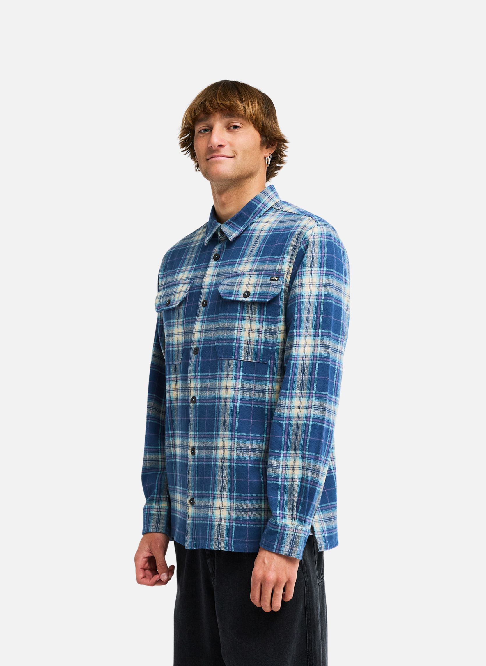 Chemises Offshore Flannel homme bleu Billabong Chemises Offshore Flannel homme bleu Bleu