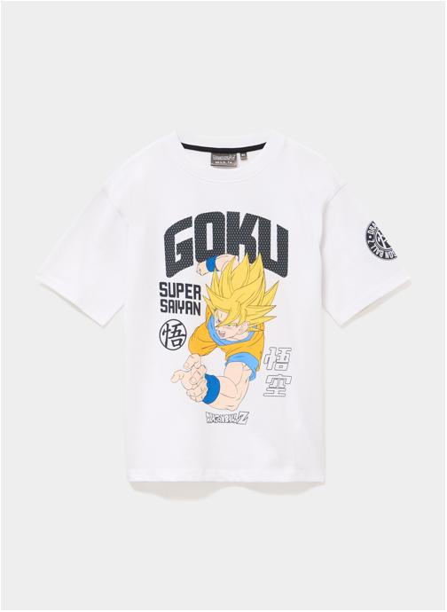 Dragonball Z Tee-shirts SUN_ZH60864.BCI.F11 garçon blanc