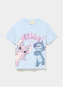 Tee-shirts SUN_ROMANE_STITCH fille bleu