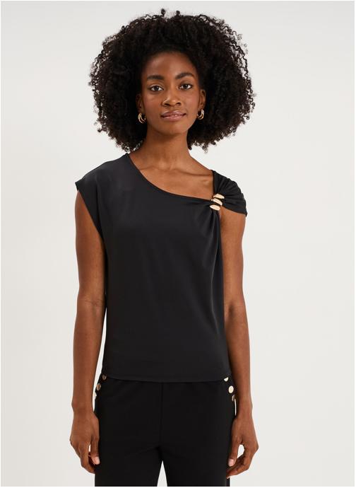 Mosquitos Tee-shirts MOS3_TBEAU femme noir