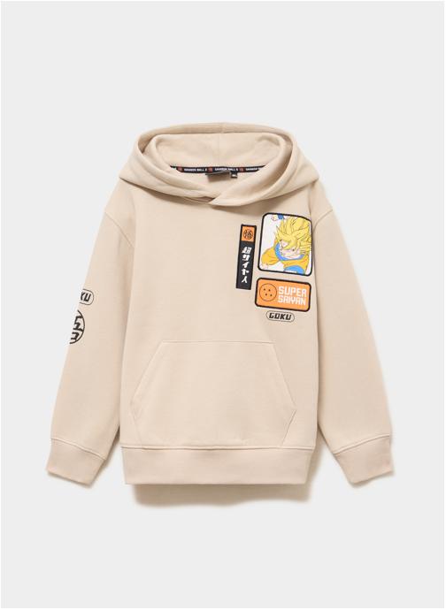 Dragonball Z Sweats à capuche SUN_ZH60685.BCI.F11 garçon beige