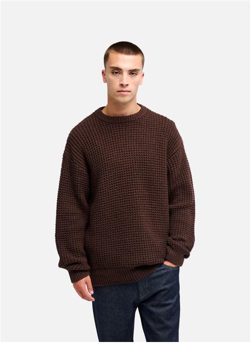 Quiksilver Pulls Morris Waffle homme marron