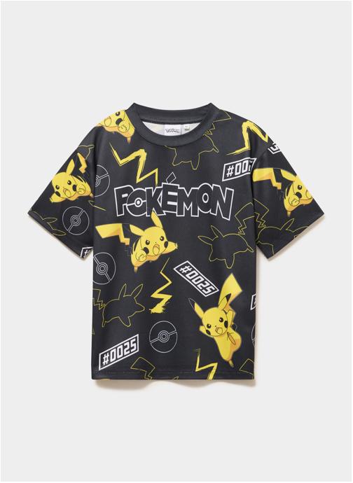 Pokemon Tee-shirts SUN_ZH60767.F11 garçon noir