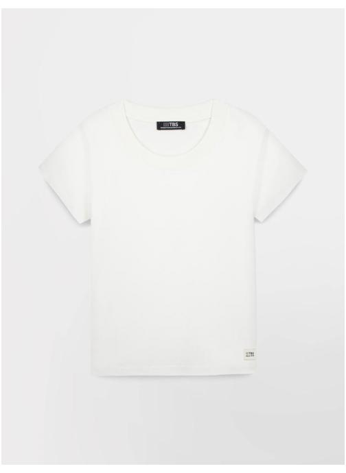 TBS Tee-shirts T-shirt manches courtes OMARUTEE ARCTIQUE homme blanc