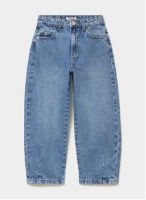 Jeans droits CRE4_DBARREL fille noir