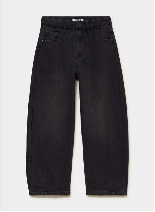 CREEKS Jeans droits CRE4_DBARREL fille noir