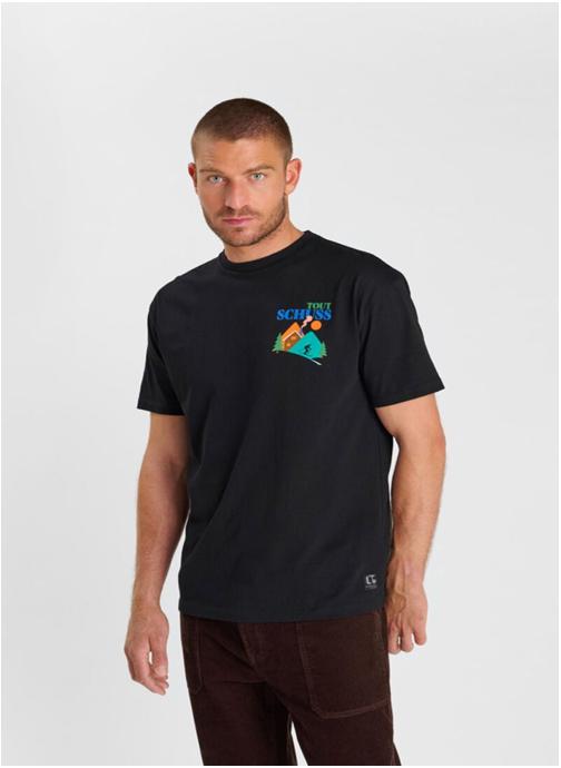 Le temps des cerises Tee-shirts Tee-Shirt HINO Black homme noir
