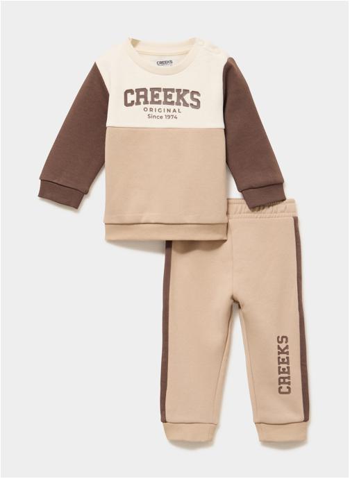 CREEKS Ensembles CREB1_EUPHORBIS_SET garçon beige